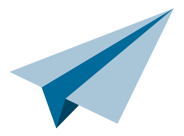 Illustration of a paper plane